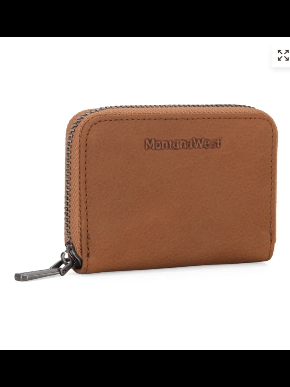 Montana West Leather Credit Card Zip Wallet